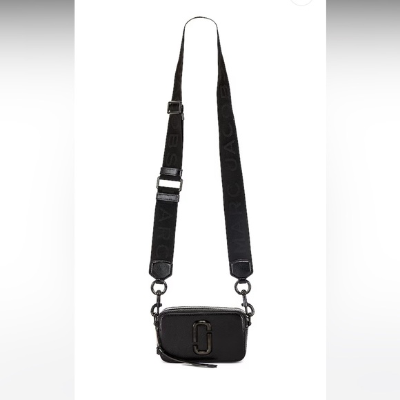 The Snapshot DTM in Black Marc Jacobs Saffiano Leather - Picture 3 of 6